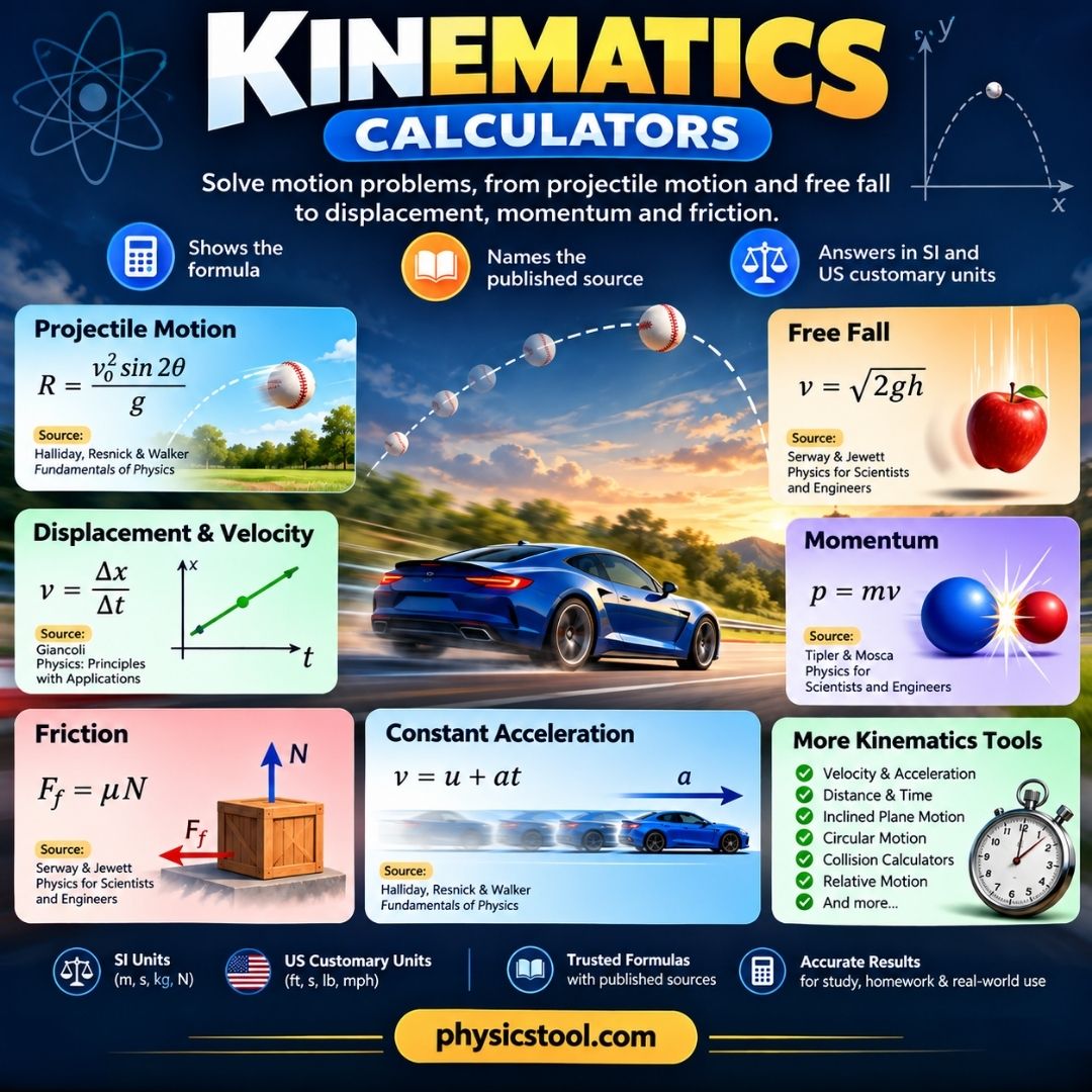 Kinematics Calculators